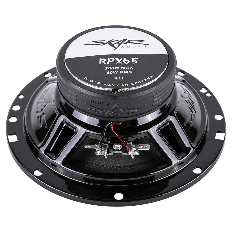 Skar Audio RPX65 6.5" 200W 2-Way Coaxial Car Speakers, Pair - Image 4